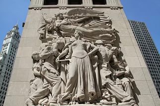 Most famous is the relief sculptures named. chicago-infrastructure.blogspot...